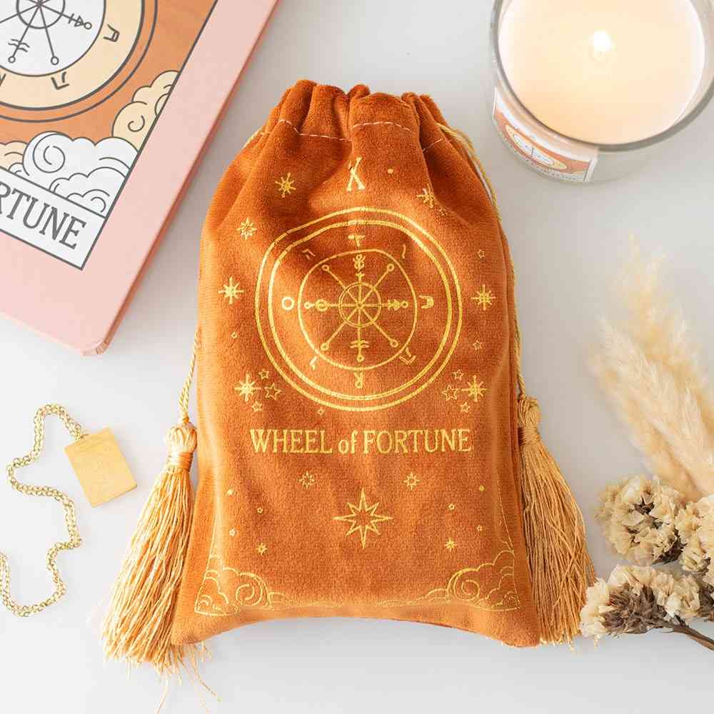 Something Different - The Wheel of Fortune Vintage Tarot Velvet Pochette Ã  cordon - Multicolore
